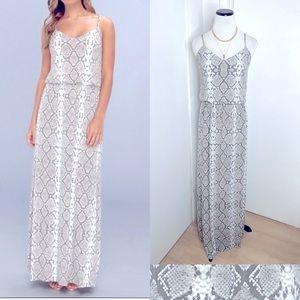 Vince Camuto Snake Maxi Dress Size 4